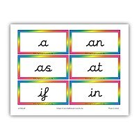 Phase 2 high frequency word cards joined cursive Phase 2 high frequency word cards joined cursive